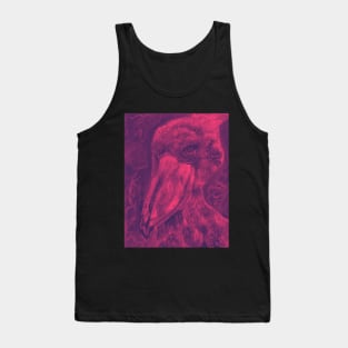 bill Shoe bird drawing Original style multicolor. Tank Top